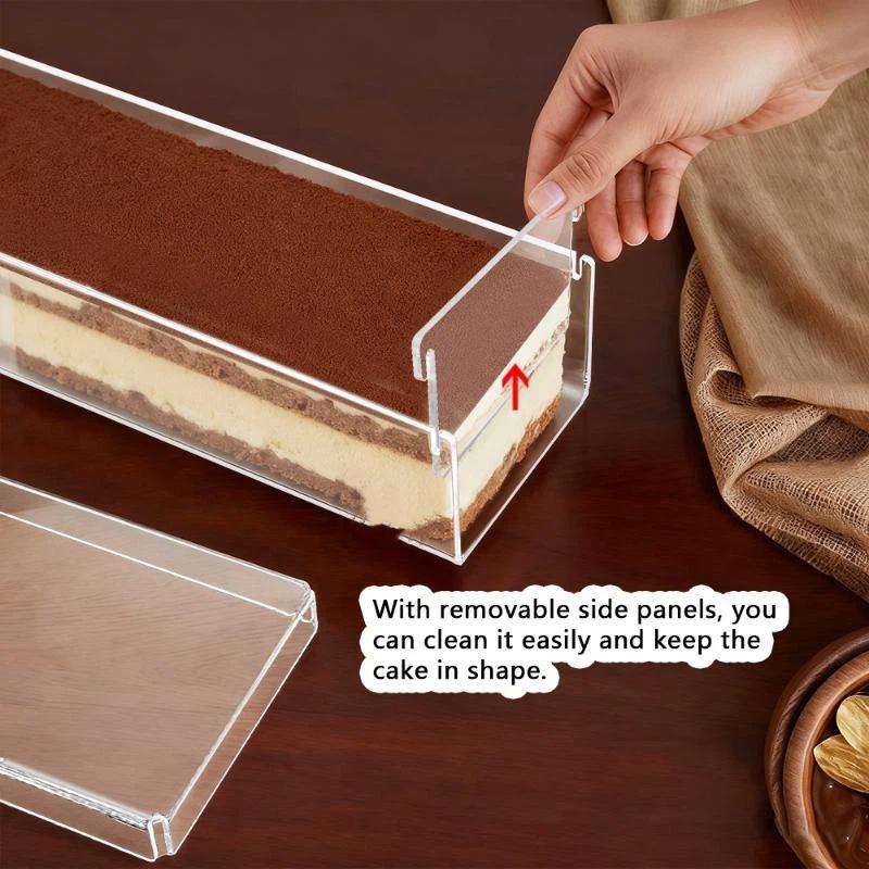 Kitchen Baking Containers - Прозрачная коробка для тирамису, многофункциональный акриловый