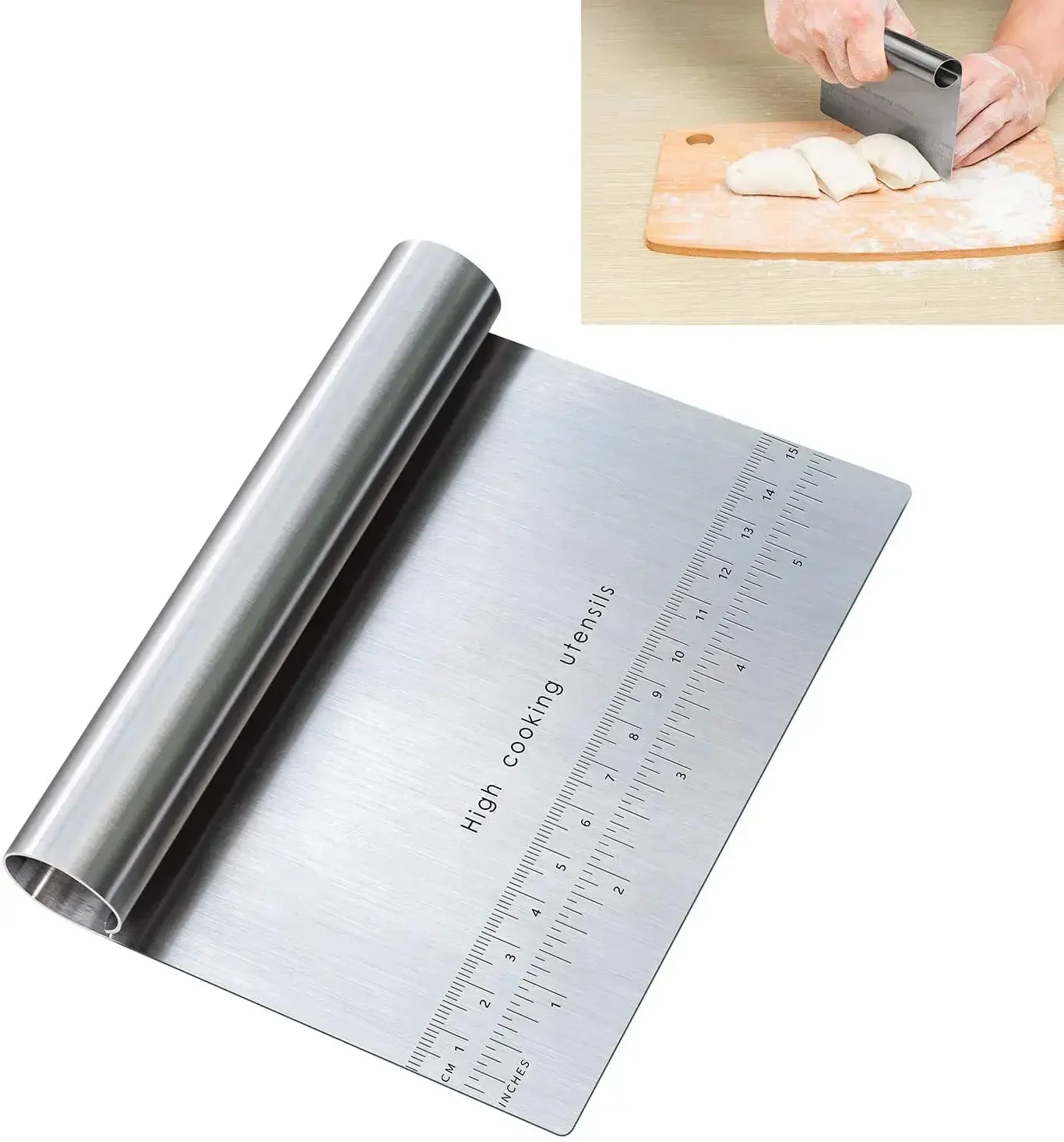 Kitchen Baking Tray Set - Скребок для торта из нержавеющей стали,