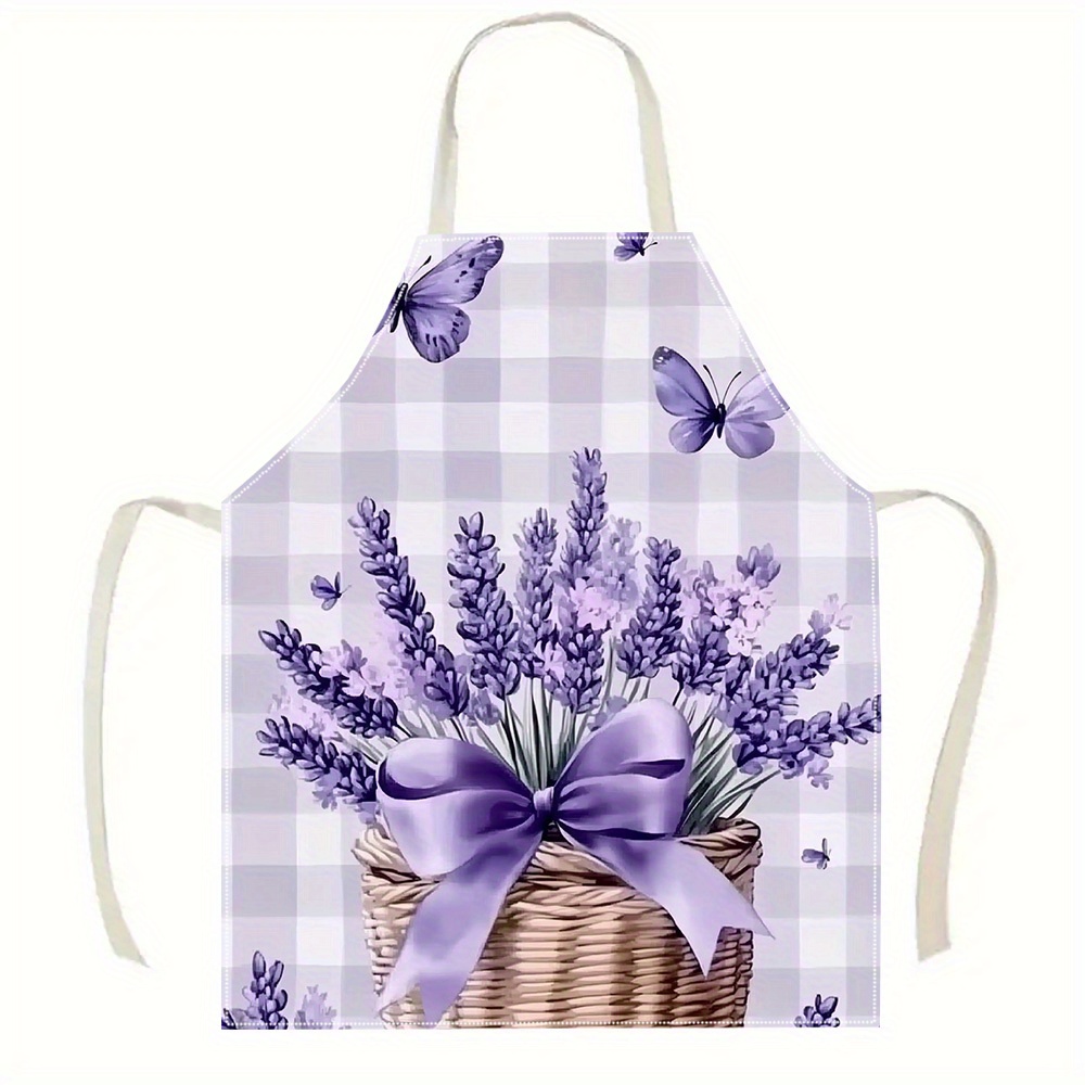 Kitchen Baking Gift Basket - Фартук из льняной ткани с принтом