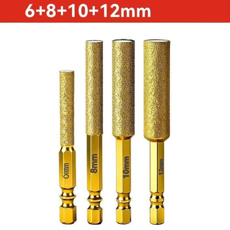 Rolling Pin Marble - Алмазные коронки с шестигранным хвостовиком, сухое
