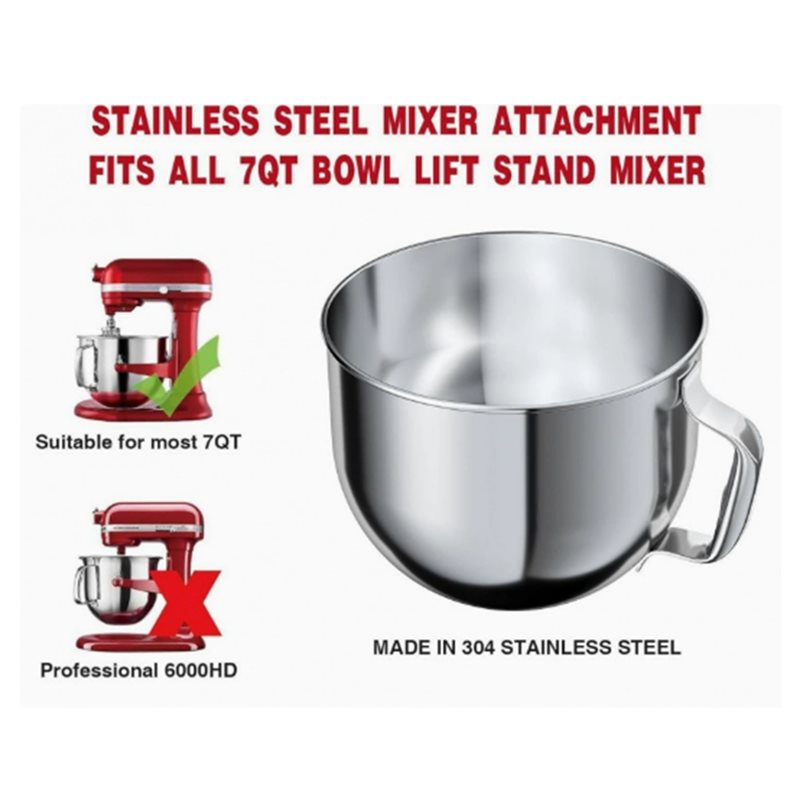 Чаша для миксера ABYN-7QT из н – обзор и цена Stand Mixer Bowl