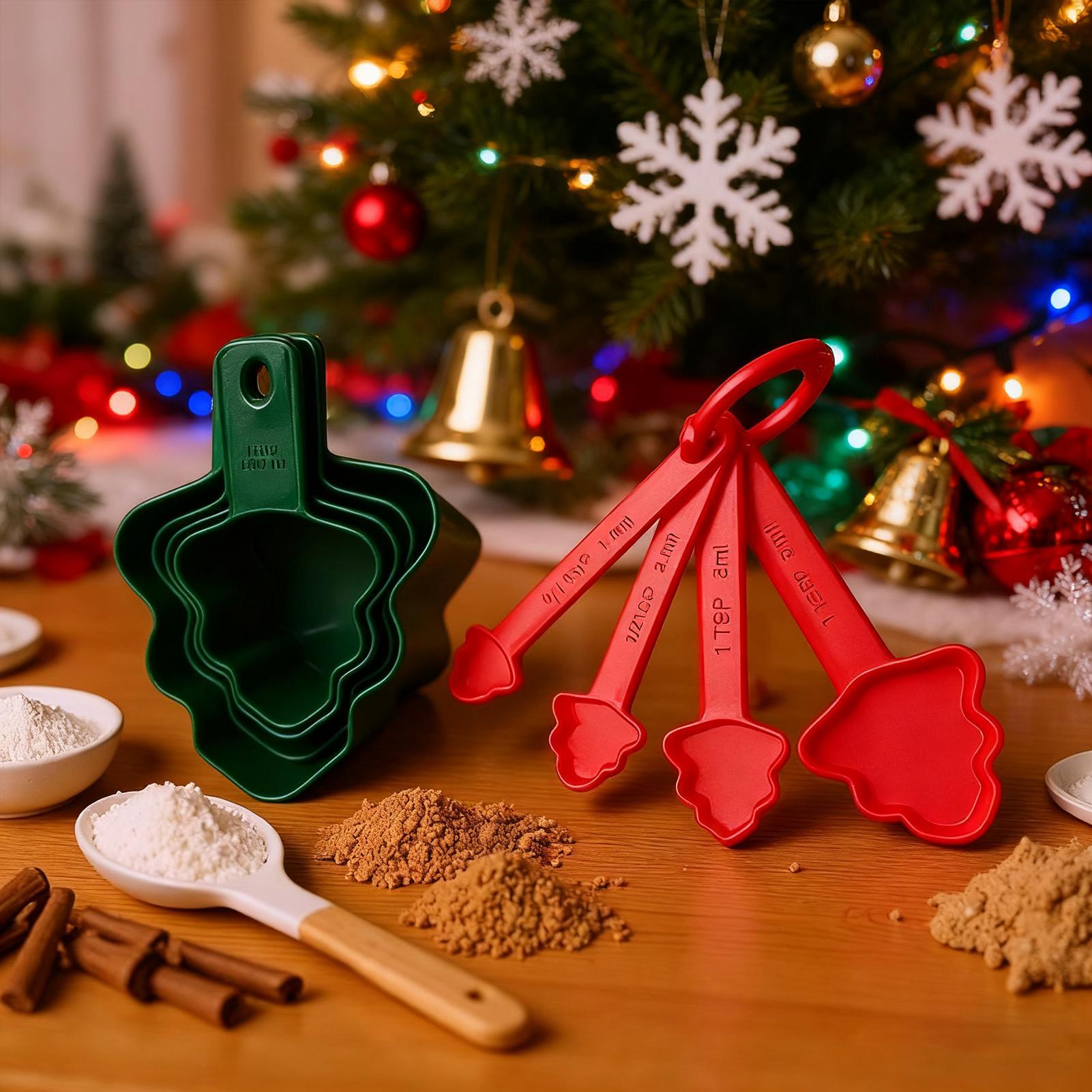 Рождественские мерные стаканчи – обзор и цена Kitchen Baking Utensil Set