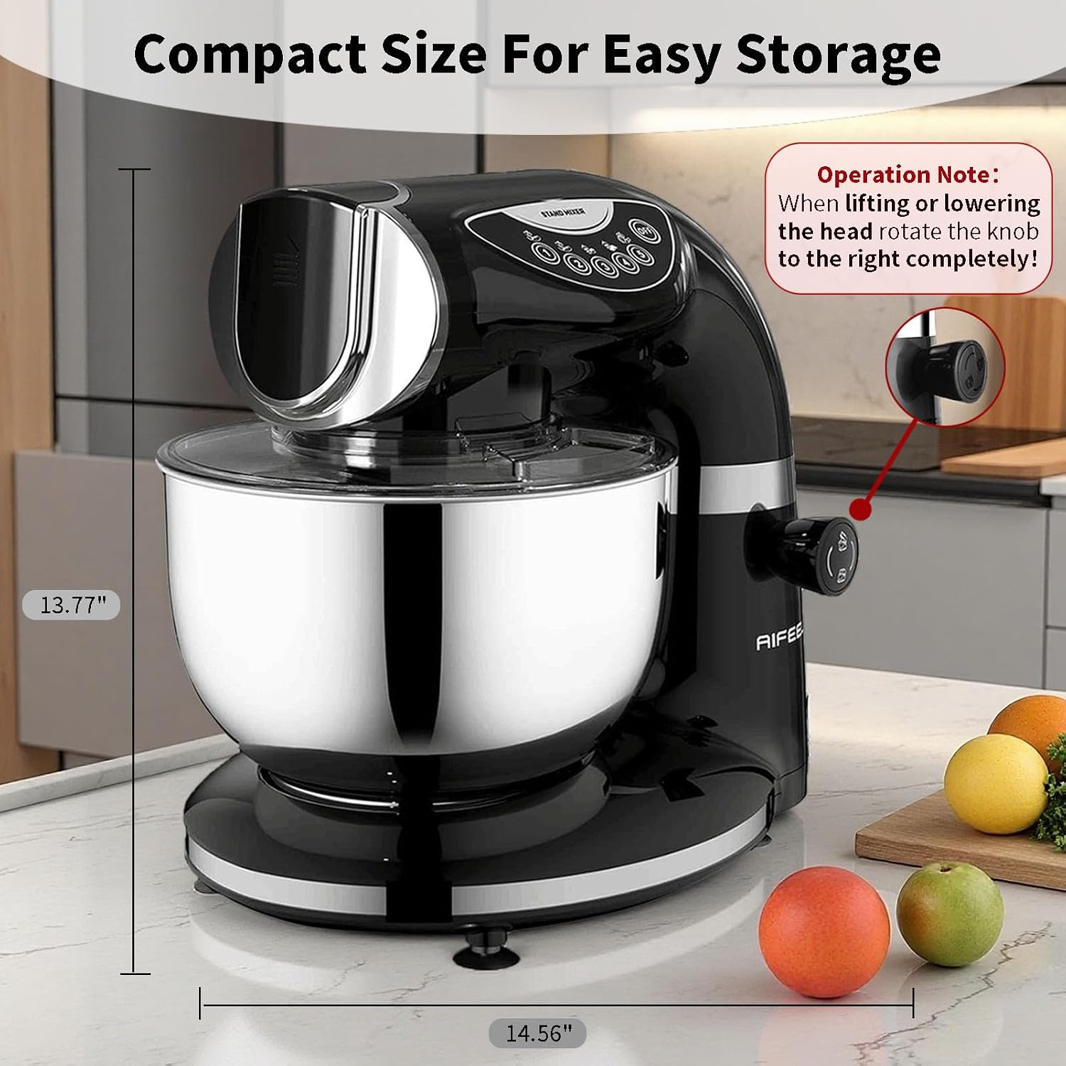 Чёрный электрический стационар – обзор и цена Stand Mixer Bowl