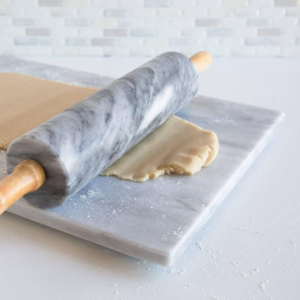 10-дюймовая скалка из белого м – обзор и цена Rolling Pin Marble