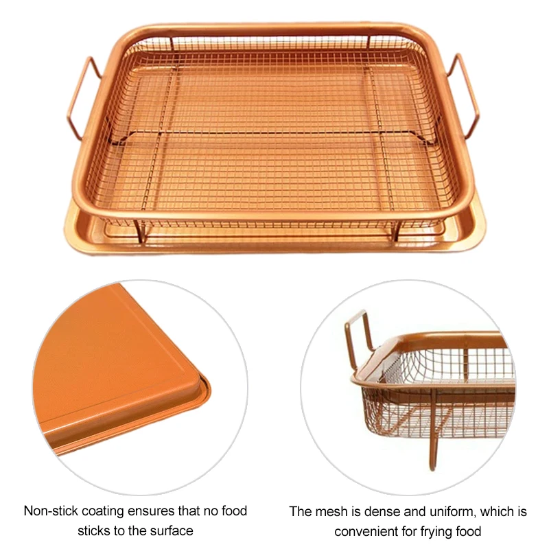 Медный поднос для выпечки, под – обзор и цена Kitchen Baking Tray Set