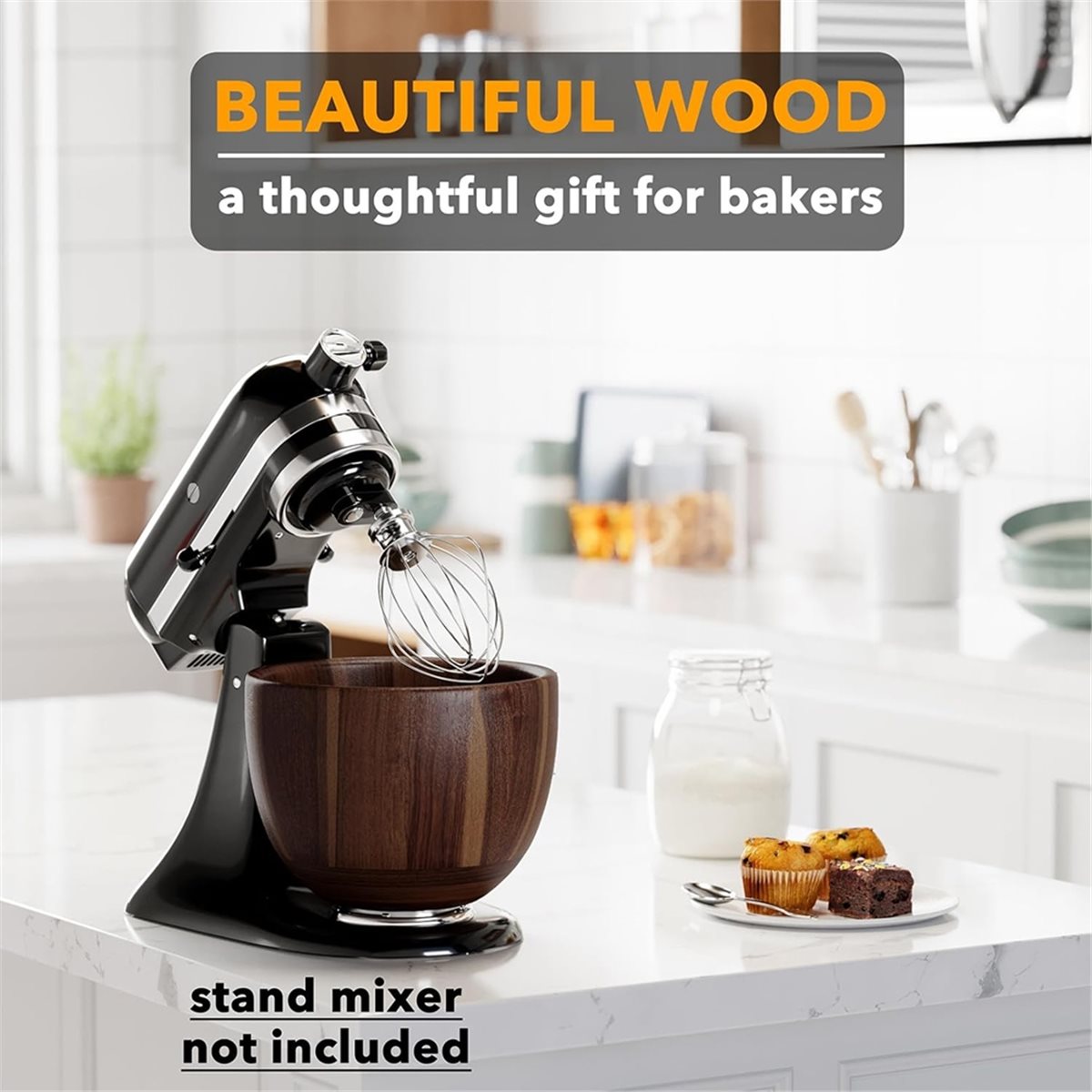 (A25M) Деревянная чаша-миксер  – обзор и цена Stand Mixer Bowl