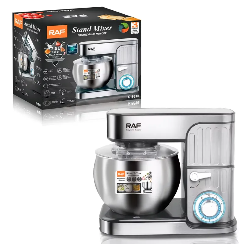 Коммерческий тестомес RAF Home – обзор и цена Stand Mixer Bowl